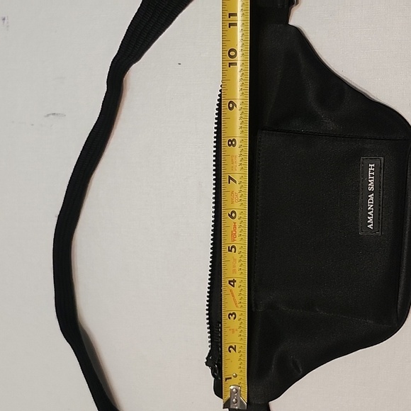 Amanda Smith Classic Black Belt Bag, NYLON Twill EUC - Picture 9 of 10